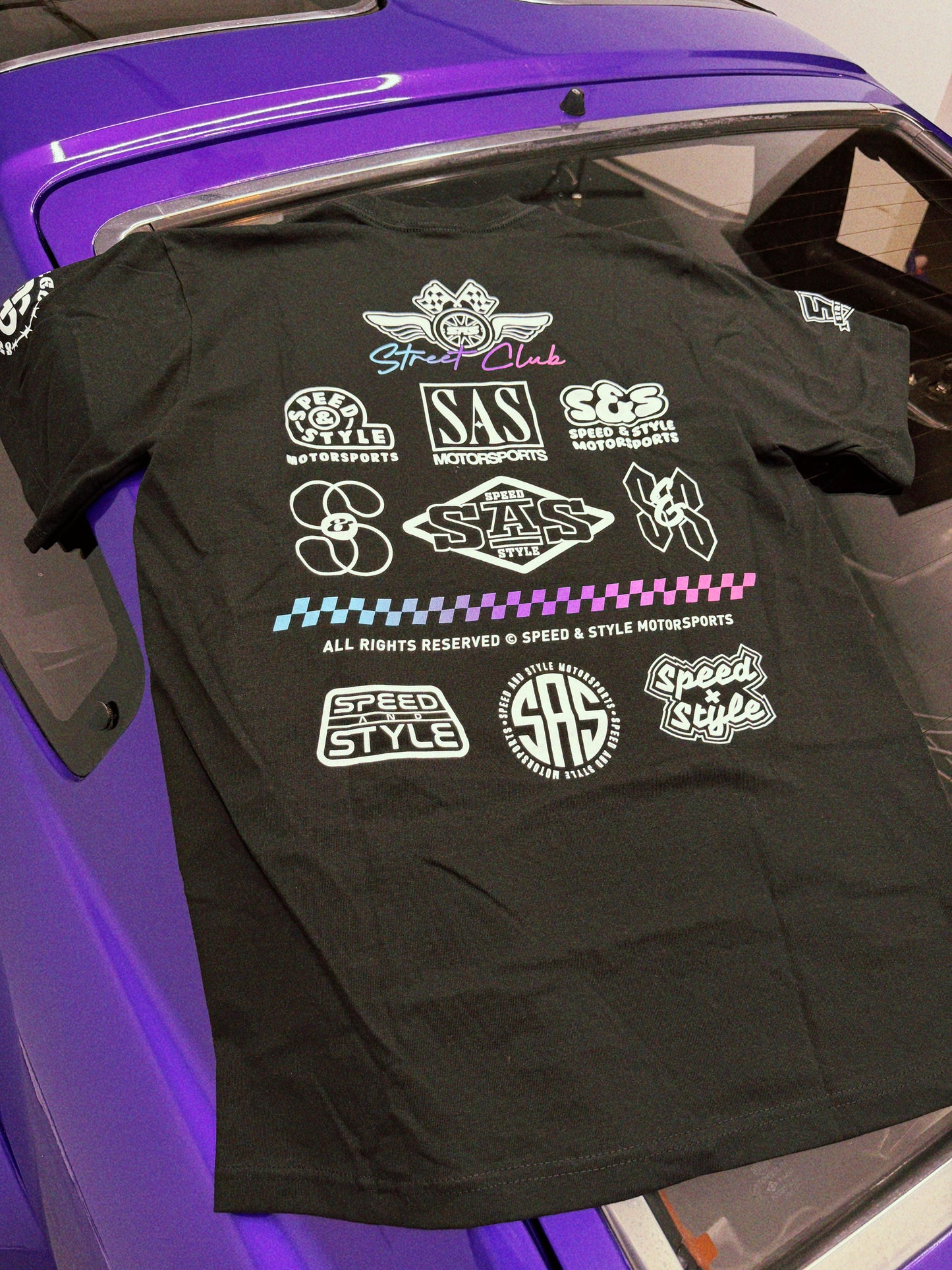 NEW SAS MOTORSPORTS CLUB TEE